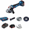 Угловая шлифмашина Bosch GWS 18V-10 Professional 06019J4004 (с 2-мя АКБ, кейс)