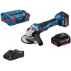 Угловая шлифмашина Bosch GWS 18V-10 Professional 06019J4004 (с 2-мя АКБ, кейс)