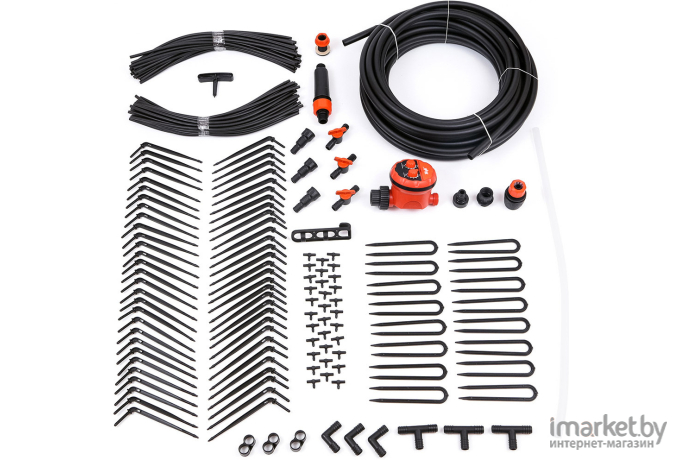 Система полива Жук Капельный полив на 60 растений (с таймером, от емкости)