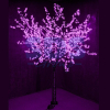 Светодиодное Дерево Сакура, высота 2,4м, диаметр кроны 2,0м, фиолетовые диоды, IP 64, понижающий т