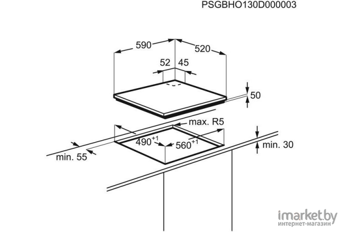 Варочная панель Electrolux EGD6576NOK