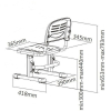 Стул Fun Desk SST3 (голубой)