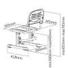 Стул Fun Desk SST3 (голубой)