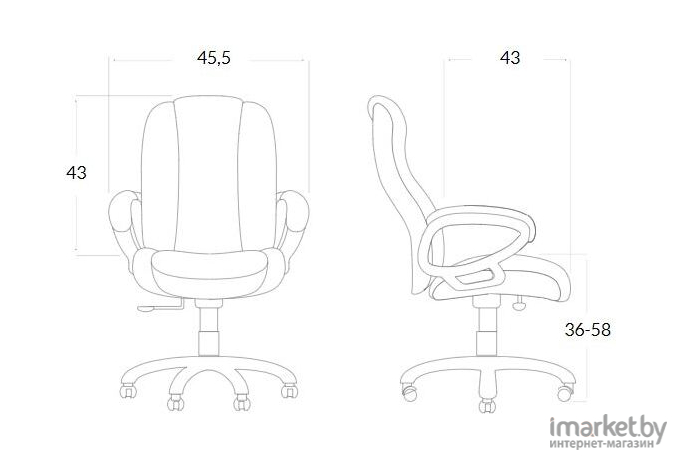 Детский ортопедический стул Fun Desk Bello I (серый)