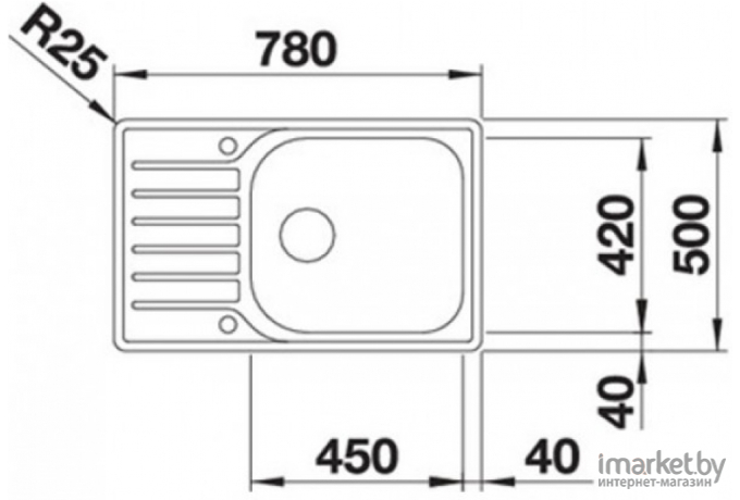 Кухонная мойка Blanco Lantos XL 6 S-IF Compact (523140)