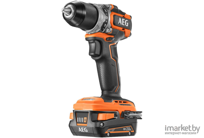 Дрель-шуруповерт AEG Powertools BS 18SBL-202C (с 2-мя АКБ, кейс)