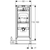 Инсталляция Geberit DuoFix (111.686.00.1)