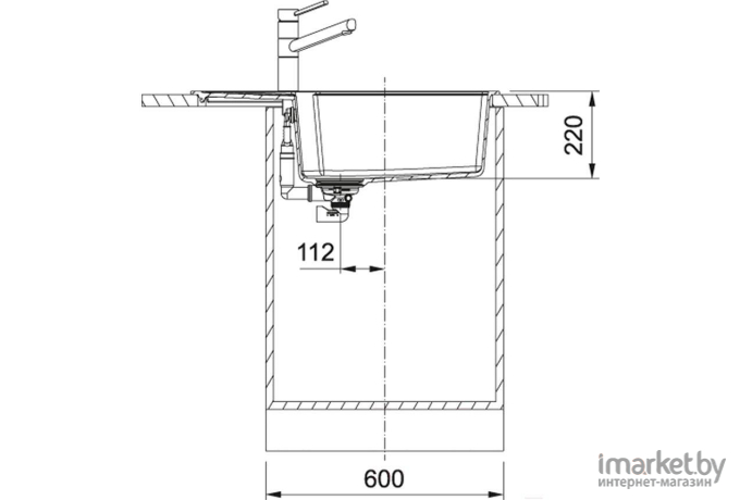 Кухонная мойка Franke Urban UBG 611-78L (бежевый)