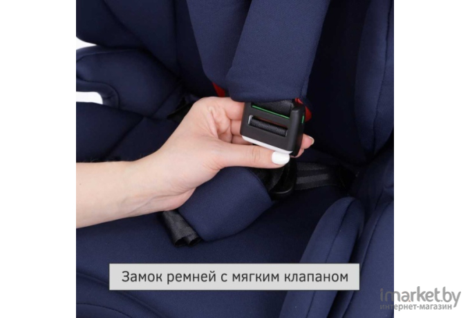 Детское автокресло SIGER Гранд Isofix красный синий (KRES3323)