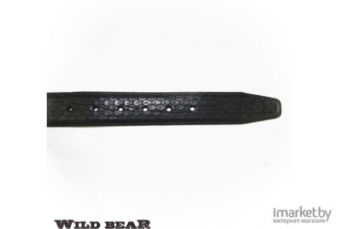 WILD BEAR Ремень RM-021m Black 125 см (RM-021m 125)