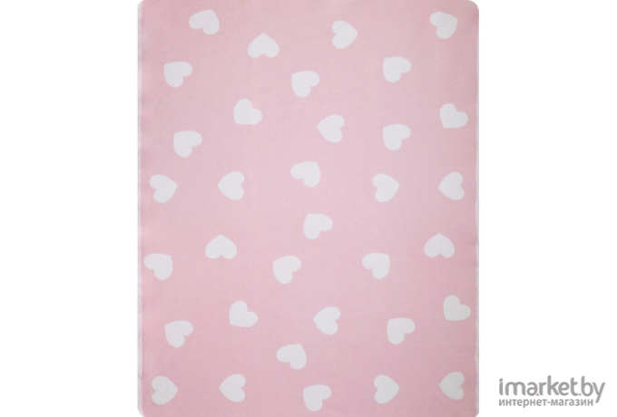 Одеяло байковое Ермолино Ермошка Премиум New х/б 140*100 фламинго сердечки розово-фиолетовый (57-8ЕТ Ж/ПРЕМИУМ)