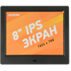 Фоторамка Digma PF-843 IPS 1024x768 черный (PF843BK)