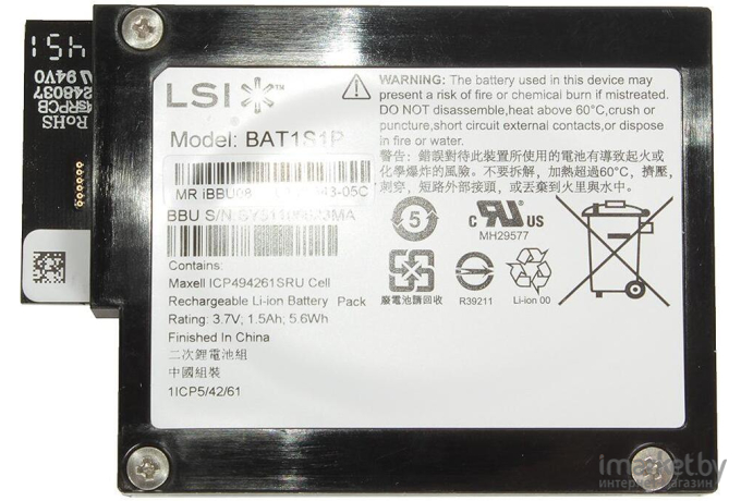 Батарея LSI LSIiBBU08 For MegaRAID SAS 9260/9280 Series (LSI00264/L5-25343-06)