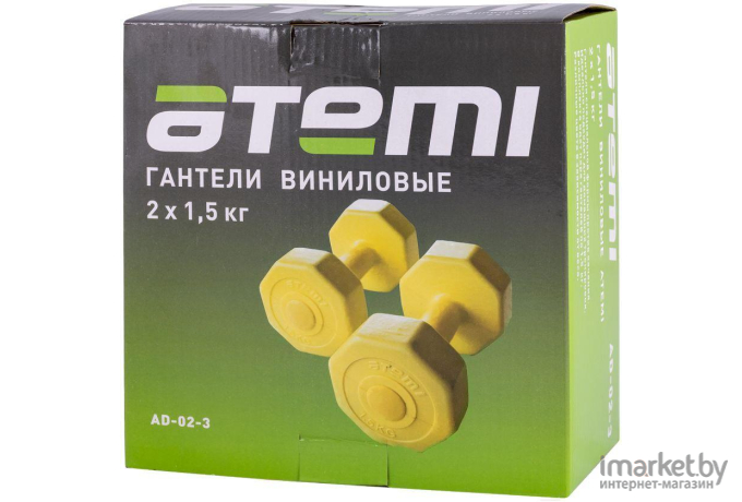 Виниловые гантели Atemi AD023