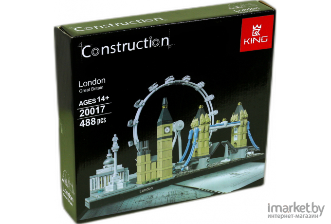 Конструктор King Архитектура Лондона (20017)