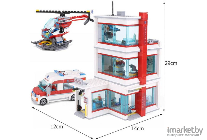 Конструктор Lepin Городская больница (A19099)