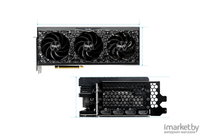 Видеокарта Palit GeForce RTX 4090 Gamerock 24GB (NED4090019SB-1020G)