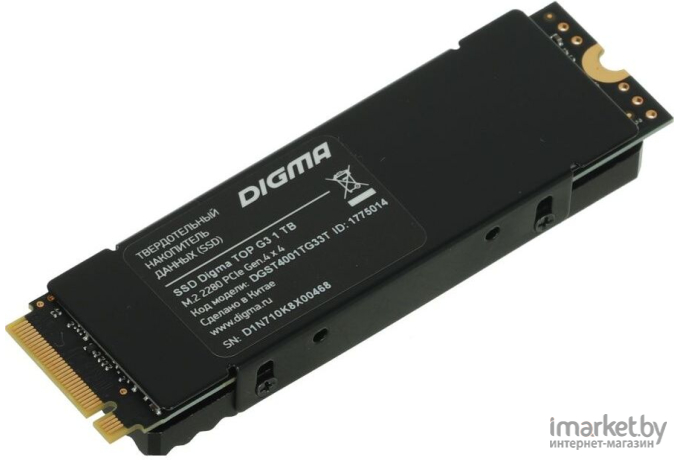 Накопитель SSD Digma Top G3 1Tb (DGST4001TG33T)