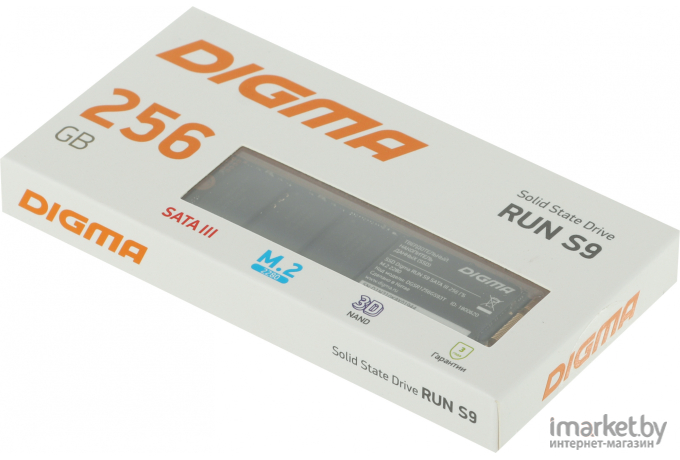 SSD накопитель Digma Run S9 256Gb (DGSR1256GS93T)