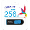 Флеш-накопитель A-Data DashDrive UV128 256Gb черный/синий (AUV128-256G-RBE)