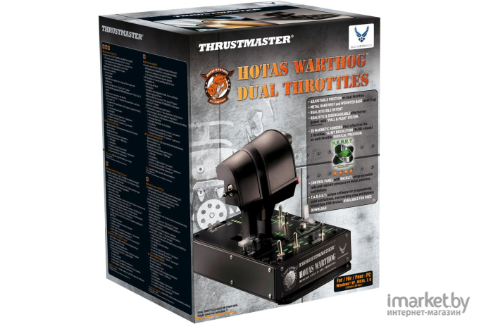 Джойстик Thrustmaster Warthog Dual Throttle черный (2960739)