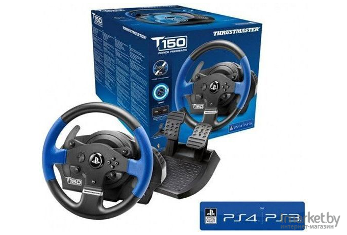 Руль ThrustMaster T150 RS EU Version черный/синий (4160628)