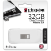 Flash-накопитель Kingston 128Gb DataTraveler Micro серебристый (DTMC3G2/128GB)