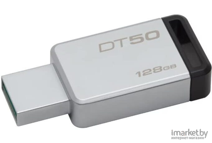 Flash-накопитель Kingston 128Gb DataTraveler Micro серебристый (DTMC3G2/128GB)