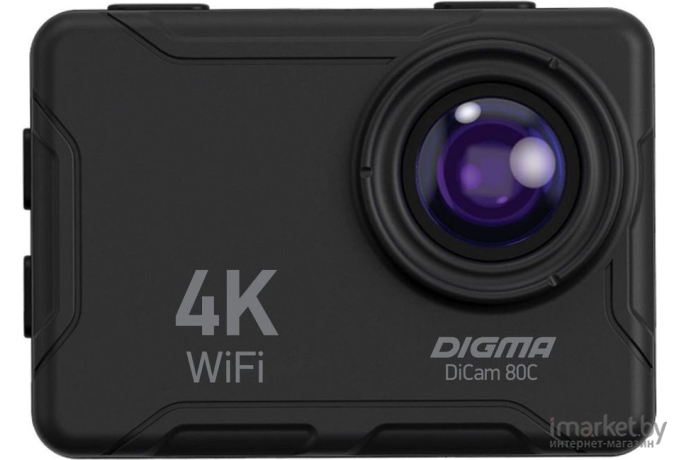 Экшн-камера Digma DiCam 80C черный (DC80C)