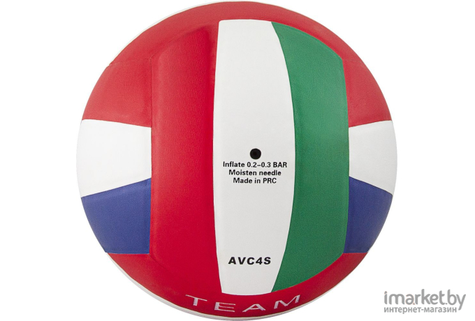 Мяч волейбольный Atemi Team синтетическая кожа PU Soft красный/белый/синий/зеленый
