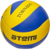 Мяч волейбольный Atemi Tornado синтетическая кожа PU SOFT желтый/синий