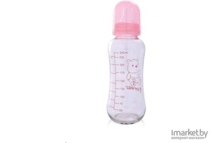 Бутылочка для кормления Lorelli 1020062 240мл Pink (10200620001)