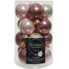 Набор елочных шаров Kaemingk 16 шт. 013428 розовые оттенки