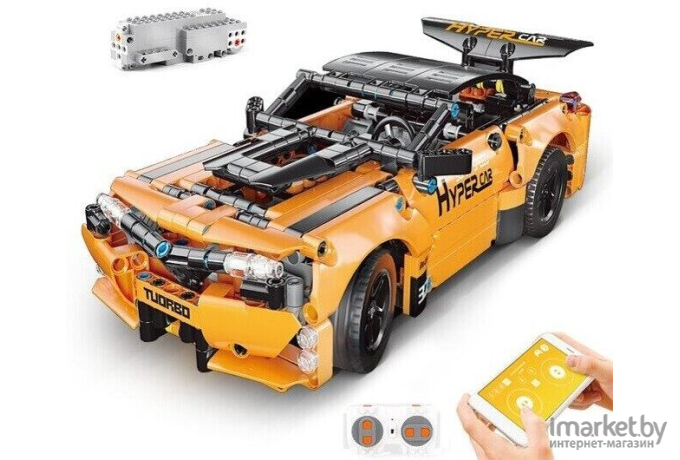 Конструктор Mould King Dodge Challenger на радиоуправлении Orange (15006)