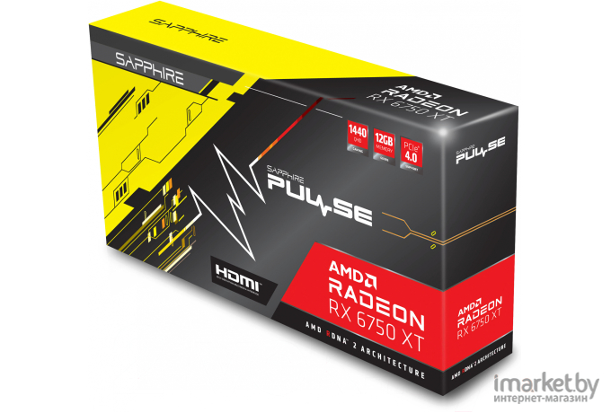 Видеокарта Sapphire PULSE AMD Radeon RX 6750 XT (11318-03-20G)