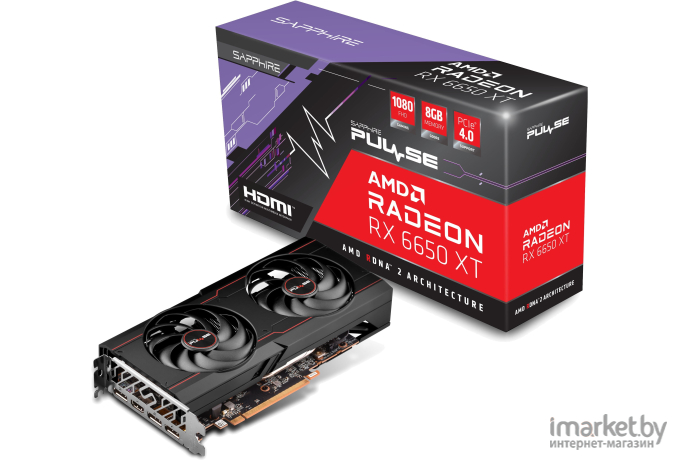 Видеокарта Sapphire AMD Radeon RX 6650 XT PULSE GAMING (11319-03-20G)