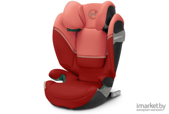 Автокресло Cybex Solution S2 i-fix hibiscus red