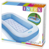 Надувной бассейн Intex Rectangular Baby 57403 166х100х28