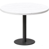Стол обеденный Millwood Лофт Хельсинки 4 Л D900x750 дуб белый Craft/металл черный