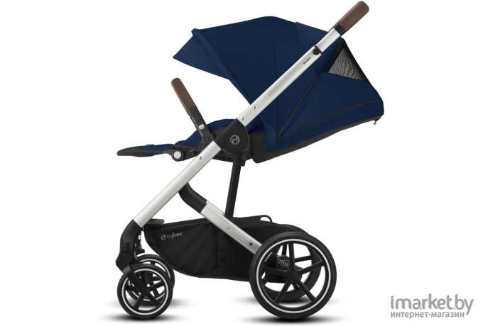 Прогулочная коляска Cybex Balios S Lux SLV navy blue