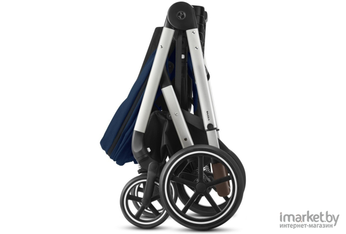 Прогулочная коляска Cybex Balios S Lux SLV navy blue