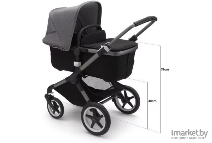 Коляска Bugaboo Fox3 black/midnight black 2в1