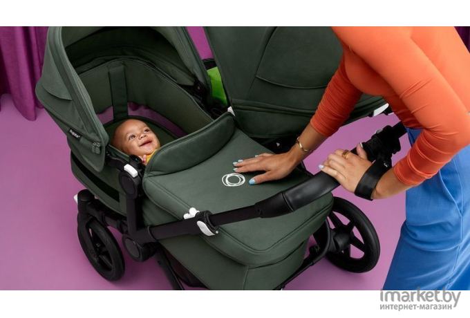 Тканевая основа для люльки Bugaboo Donkey5 grey melange