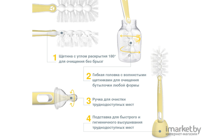 Щетка для мытья бутылочек Medela 101037160