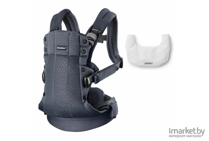 Рюкзак-переноска BabyBjorn Harmony mesh с нагрудником 6880.13