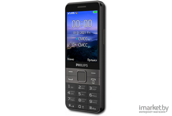 Мобильный телефон Philips Xenium E590 (черный)