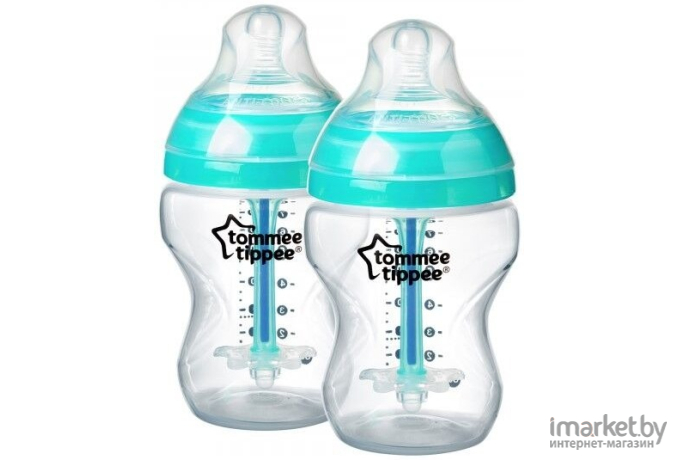 Бутылочка антиколиковая Tommee Tippee с индикатором температуры 260мл 422525