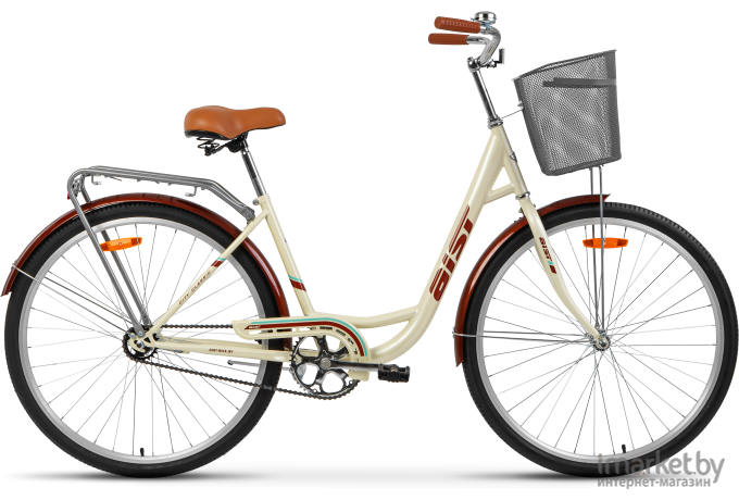 Велосипед AIST 28-245 28 бежевый 2022