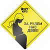 Наклейка для авто Roxy-Kids Беременная за рулем RSA-003