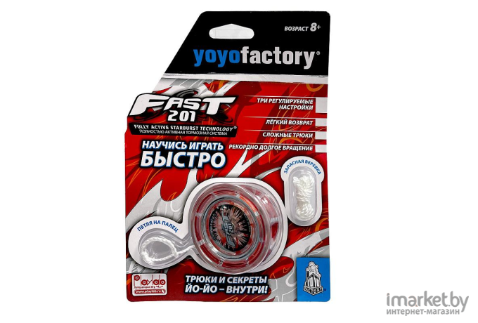 Йо-йо YoYoFactory Fast 201 красный (YYF0011/red)